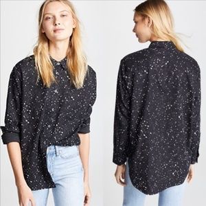 Madewell Oversized Ex-Boyfriend Shirt - Star Print